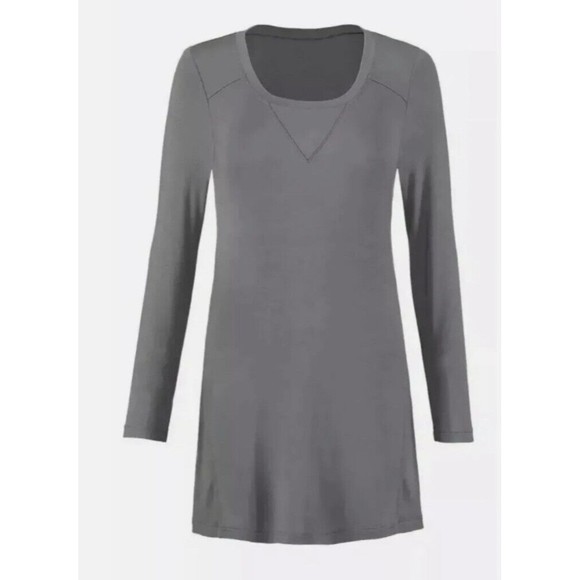 Cabi Women’s #3627 Gray Long Sleeve Stretch Knit Swing Tee Size S Small - Picture 1 of 7
